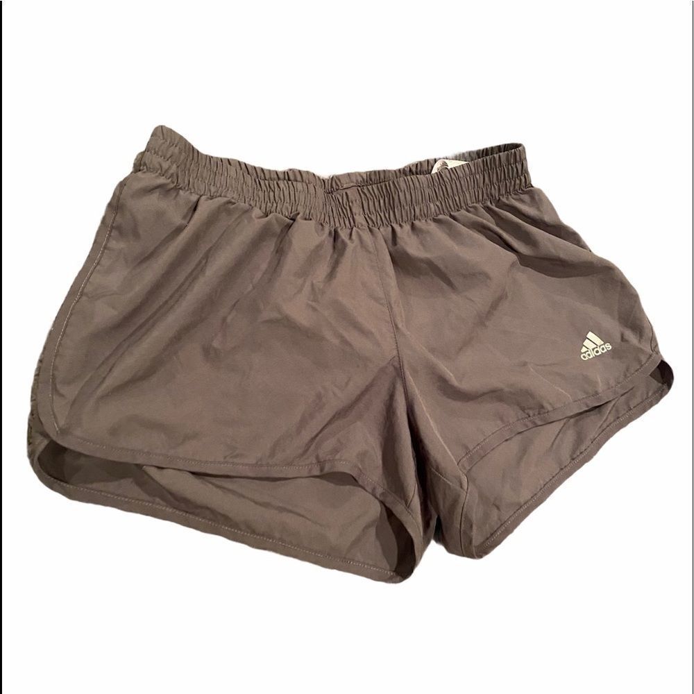 ADIDAS Grey Running Shorts Size Medium M 3”